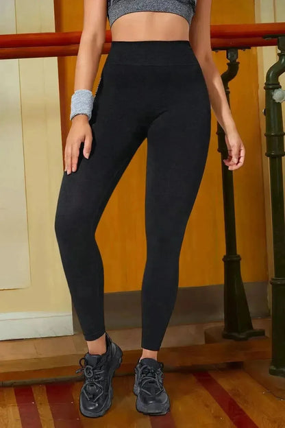 Wide Waistband Sports Leggings - Bad Moms Club