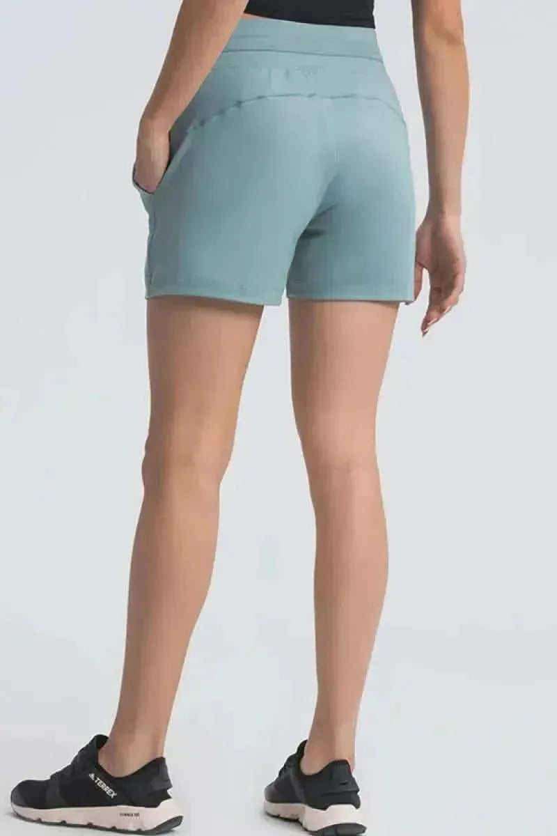 Waist Tie Active Shorts - Bad Moms Club