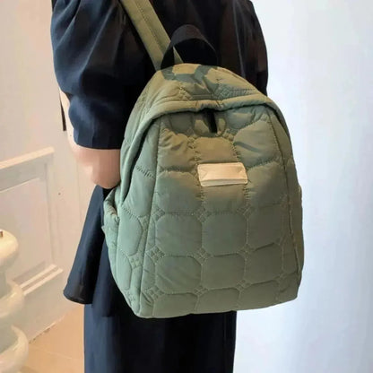 Quilted Polyester Backpack Bag - Bad Moms Club