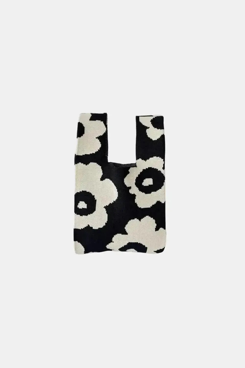 Zenana Flower Eco-Friendly Knitted Handbag - Bad Moms Club