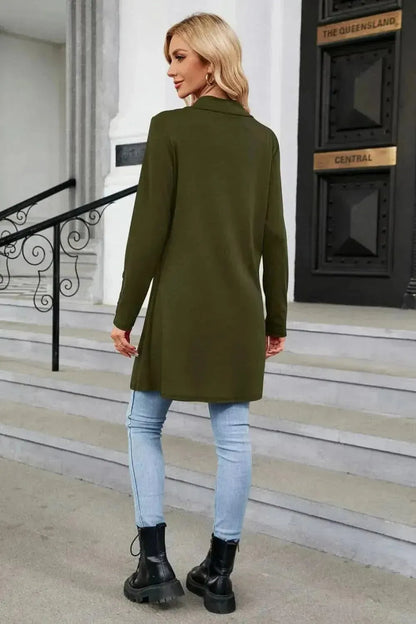 Long Sleeve Open Front Cardigan - Bad Moms Club