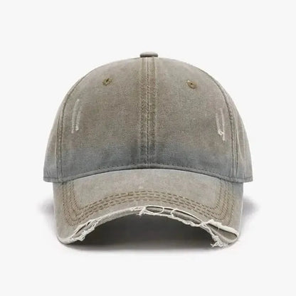 Distressed Washed Adjustable Baseball Cap - Bad Moms Club
