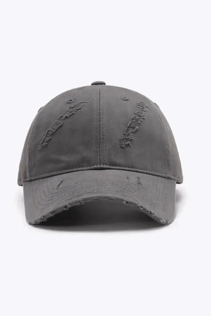 Distressed Adjustable Baseball Cap - Bad Moms Club