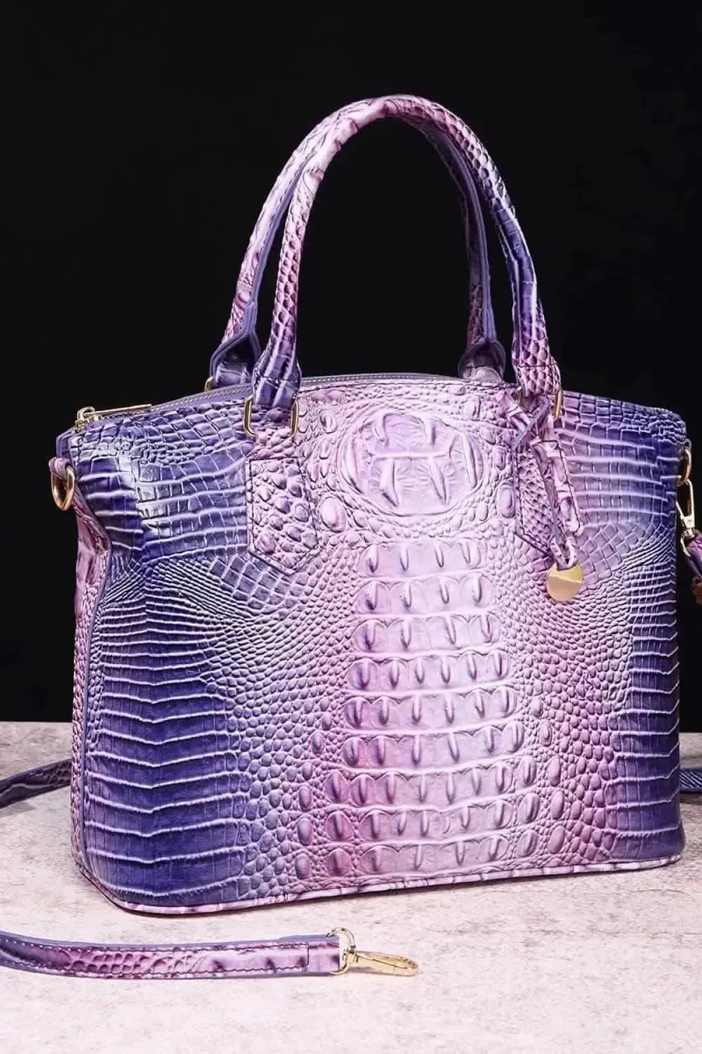 Gradient PU Leather Handbag - Bad Moms Club