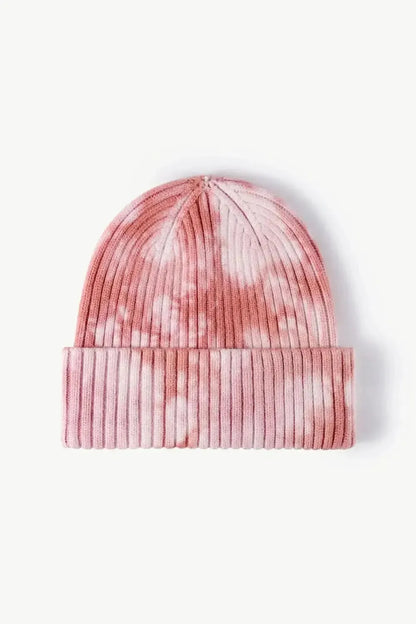 Tie-Dye Ribbed Cuffed Beanie - Bad Moms Club