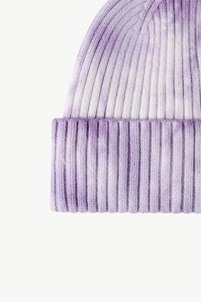 Tie-Dye Ribbed Cuffed Beanie - Bad Moms Club
