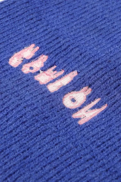 COME ON Embroidered Cuff Knit Beanie - Bad Moms Club