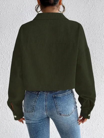 Honey Snap Down Long Sleeve Jacket - Bad Moms Club