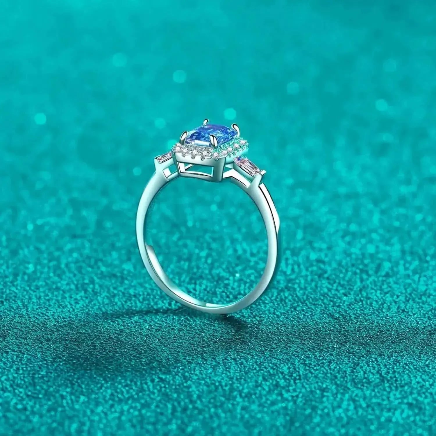 1 Carat Moissanite 925 Sterling Silver Ring - Bad Moms Club
