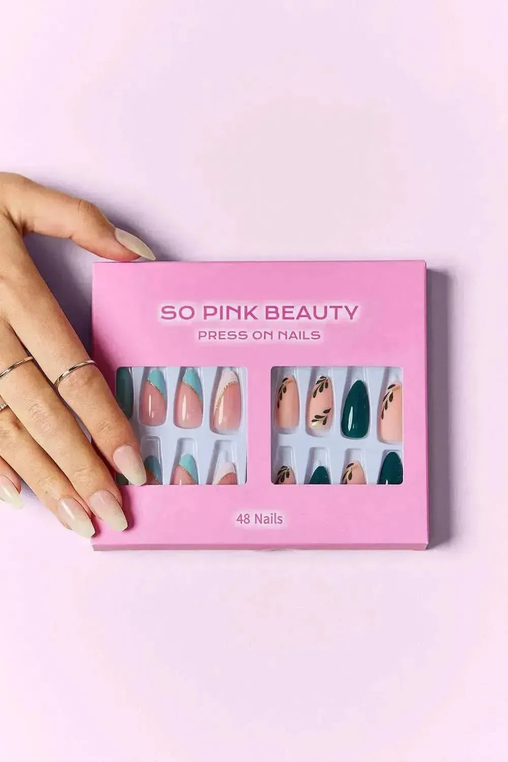 SO PINK BEAUTY Press On Nails 2 Packs - Bad Moms Club