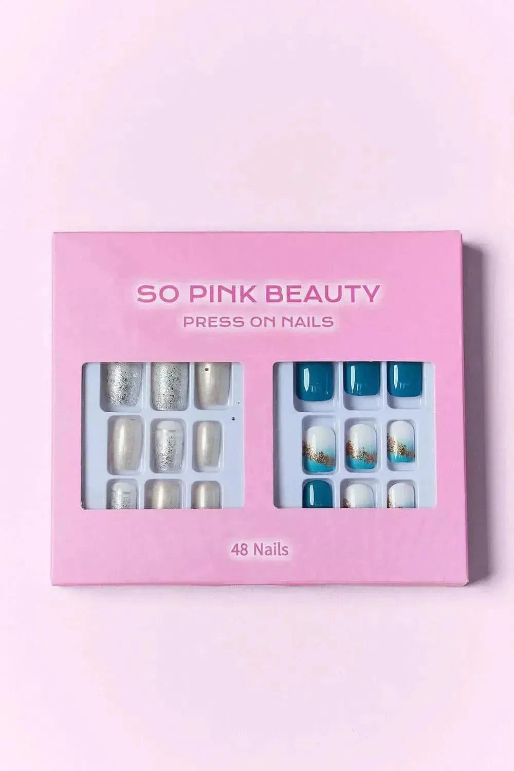 SO PINK BEAUTY Press On Nails 2 Packs - Bad Moms Club