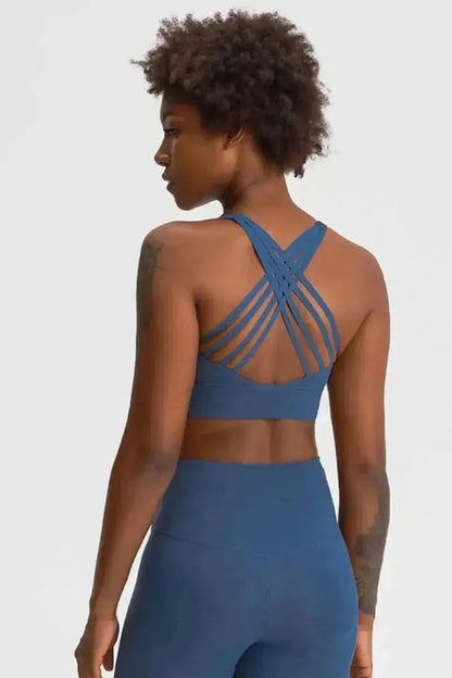 Eight Strap Sports Bra - Bad Moms Club