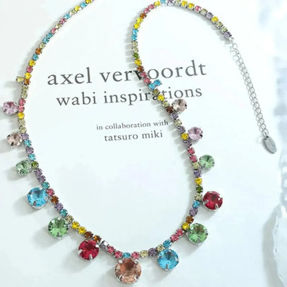 Crystal Copper Chain Necklace - Bad Moms Club