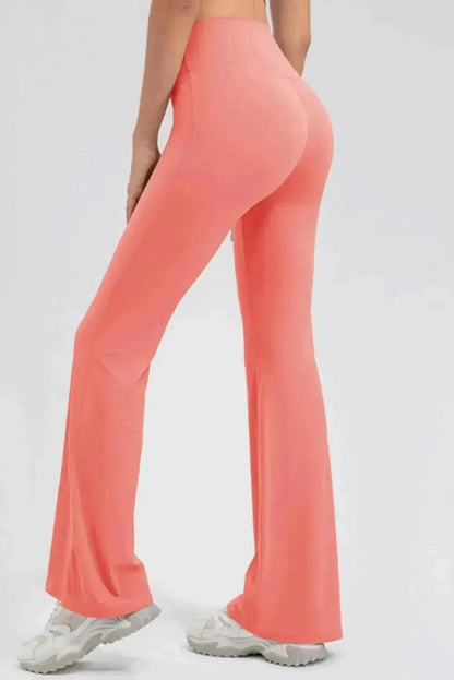 High Waist Straight Active Pants - Bad Moms Club