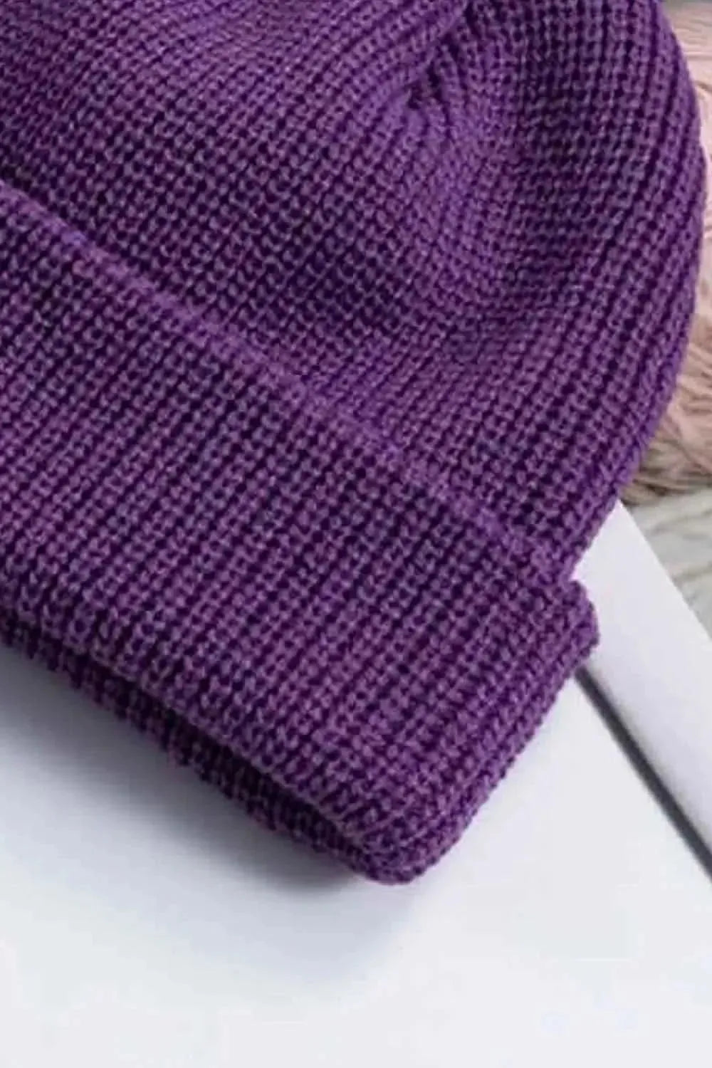 Cozy Rib-Knit Cuff Beanie - Bad Moms Club