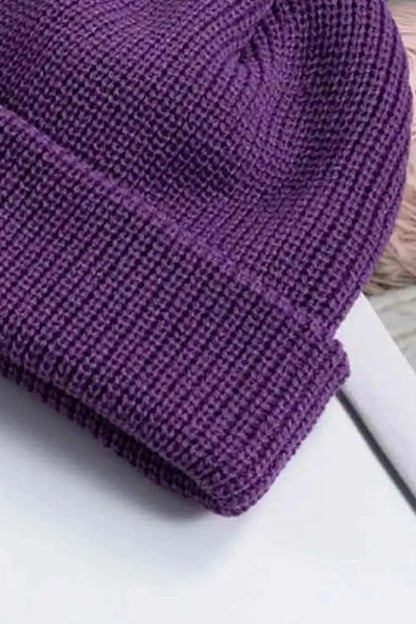 Cozy Rib-Knit Cuff Beanie - Bad Moms Club