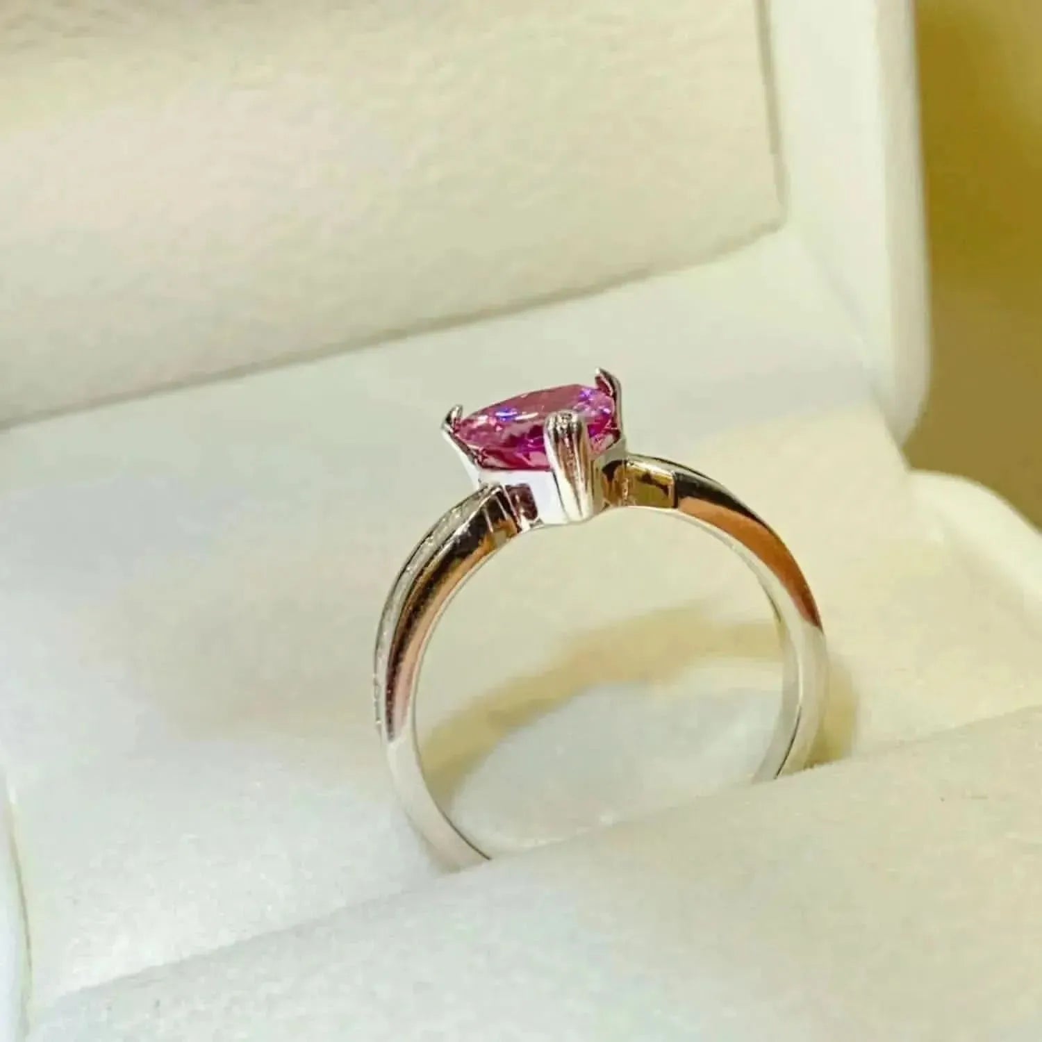 1 Carat Moissanite 925 Sterling Silver Ring - Bad Moms Club