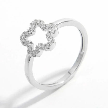 925 Sterling Silver Inlaid Zircon Ring - Bad Moms Club