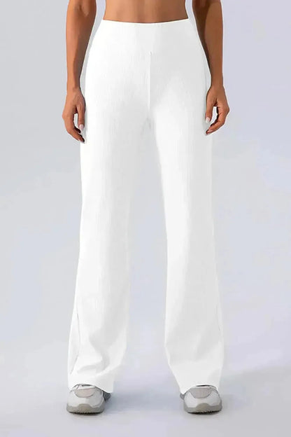 High Waist Straight Active Pants - Bad Moms Club
