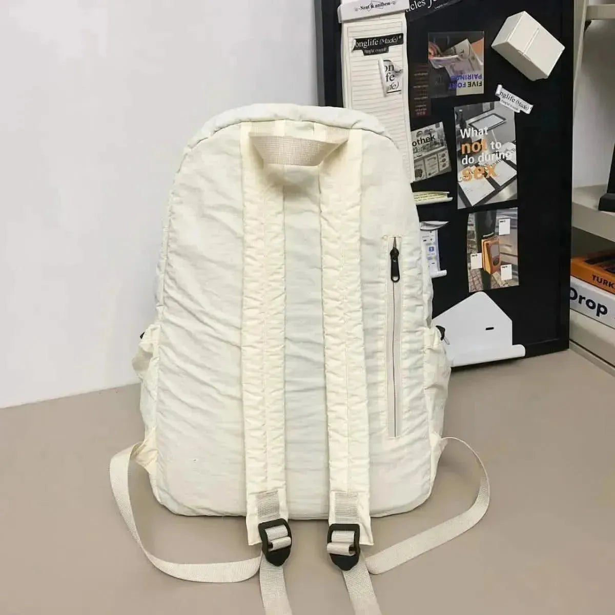 Drawstring Nylon Backpack Bag - Bad Moms Club