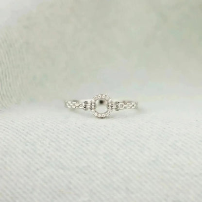 Inlaid Zircon 925 Sterling Silver Ring - Bad Moms Club