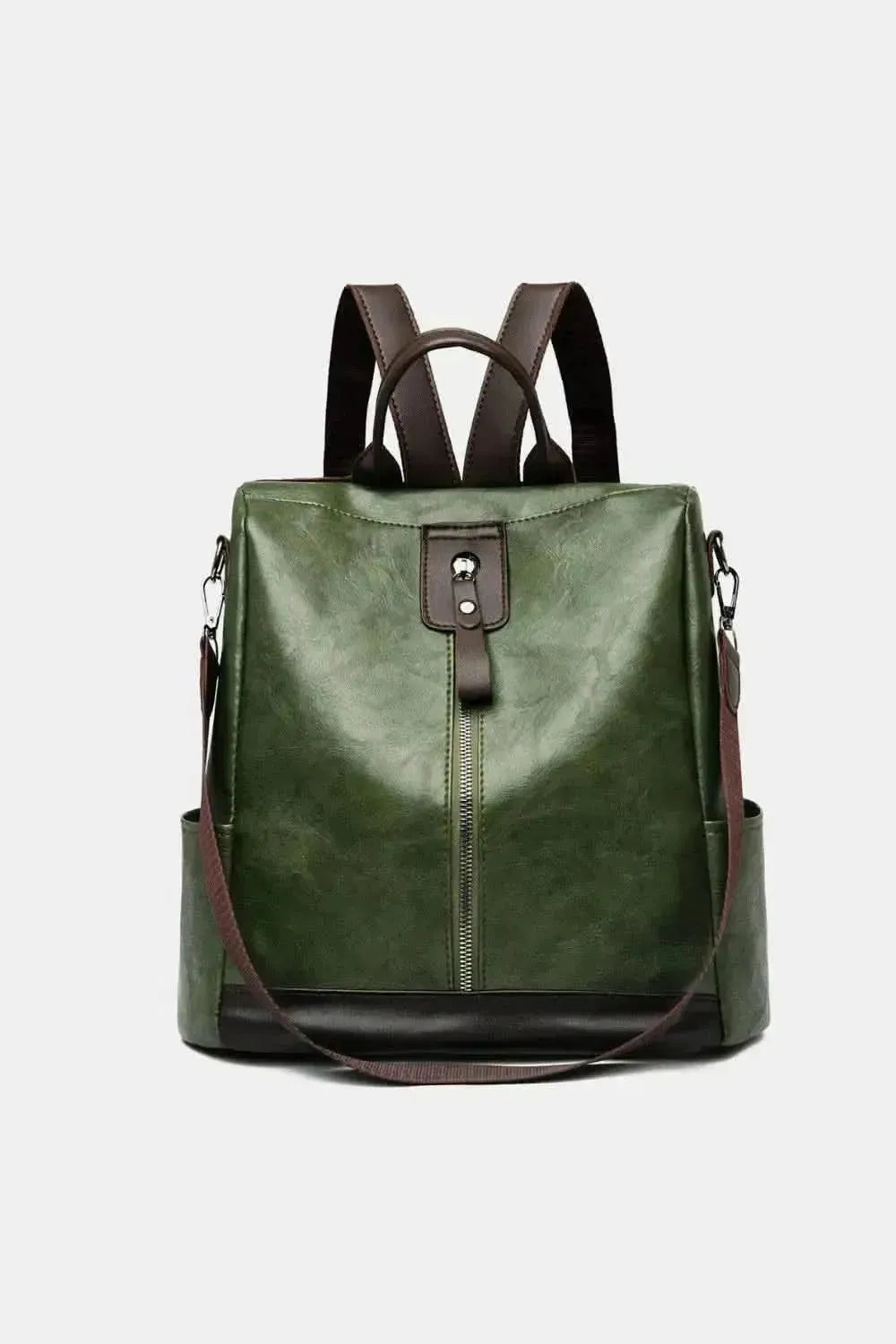 PU Leather Large Backpack Bag - Bad Moms Club