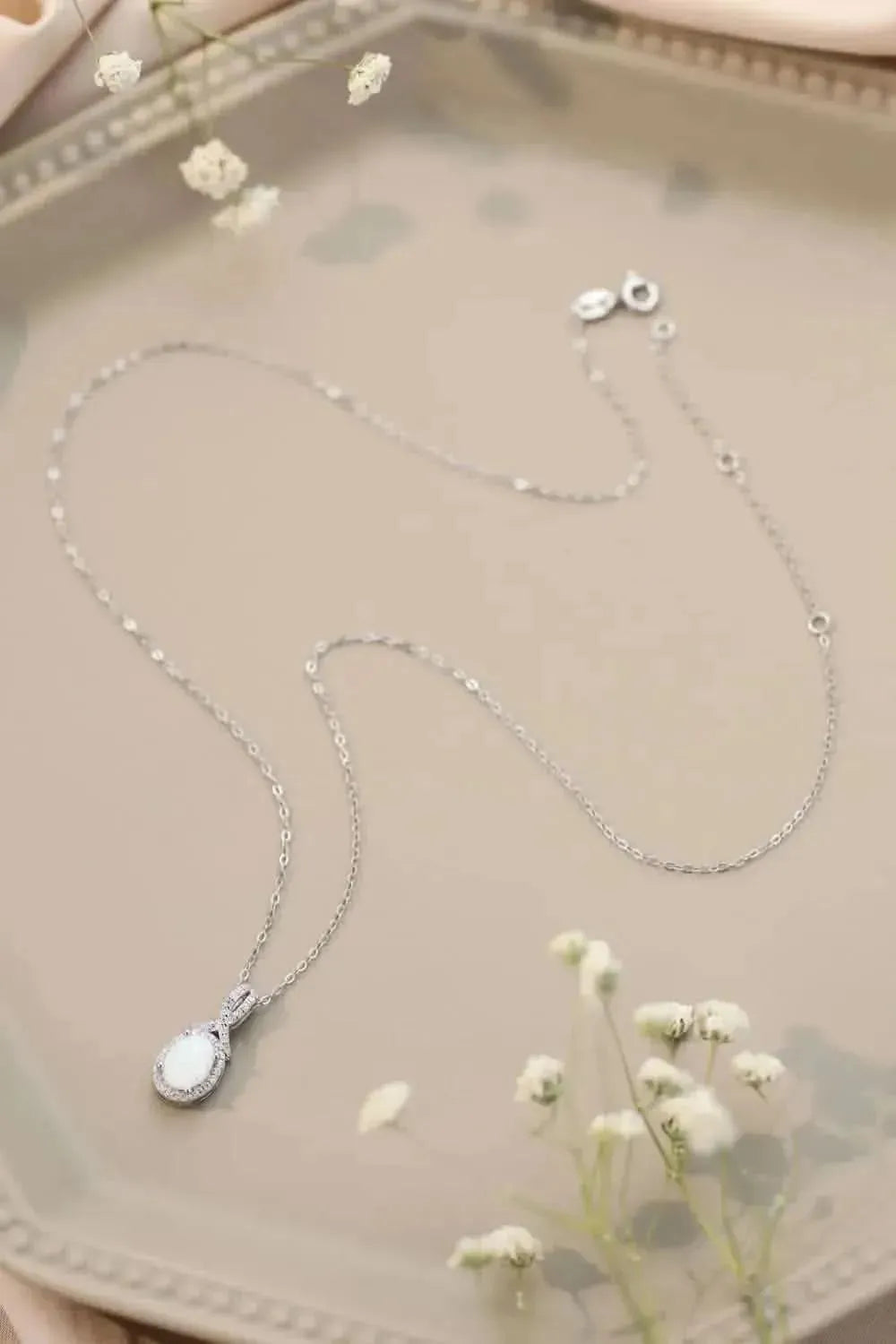 Feeling My Best Opal Pendant Necklace - Bad Moms Club
