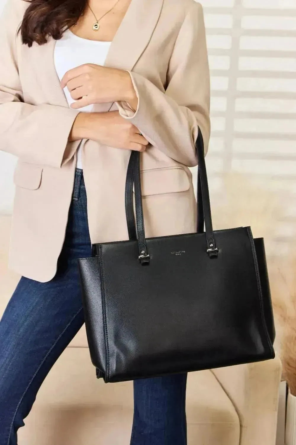 David Jones Medium Work Tote Bag - Bad Moms Club