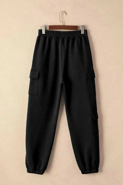 Pocketed Elastic Waist Active Joggers - Bad Moms Club