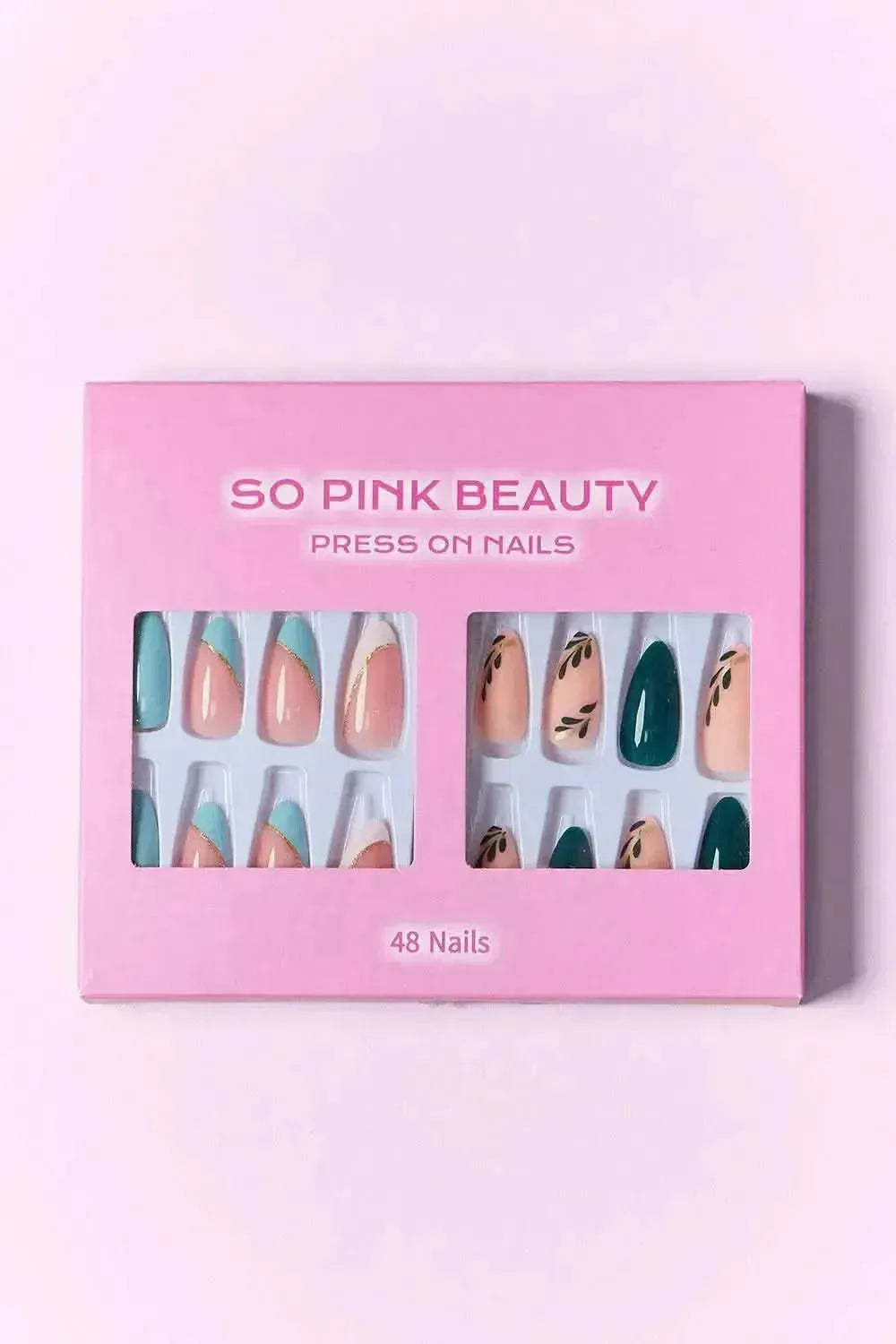 SO PINK BEAUTY Press On Nails 2 Packs - Bad Moms Club