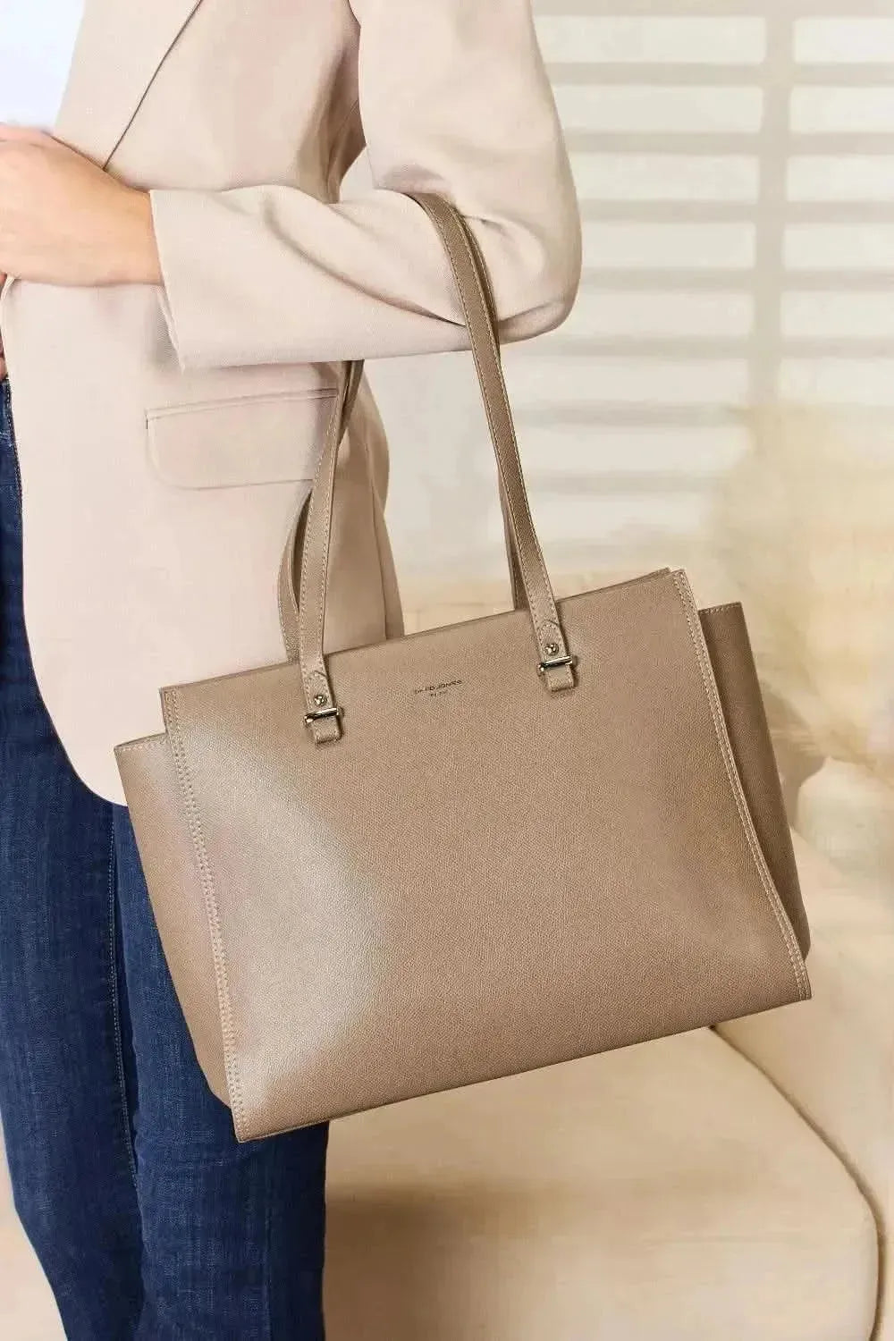 David Jones Medium Work Tote Bag - Bad Moms Club