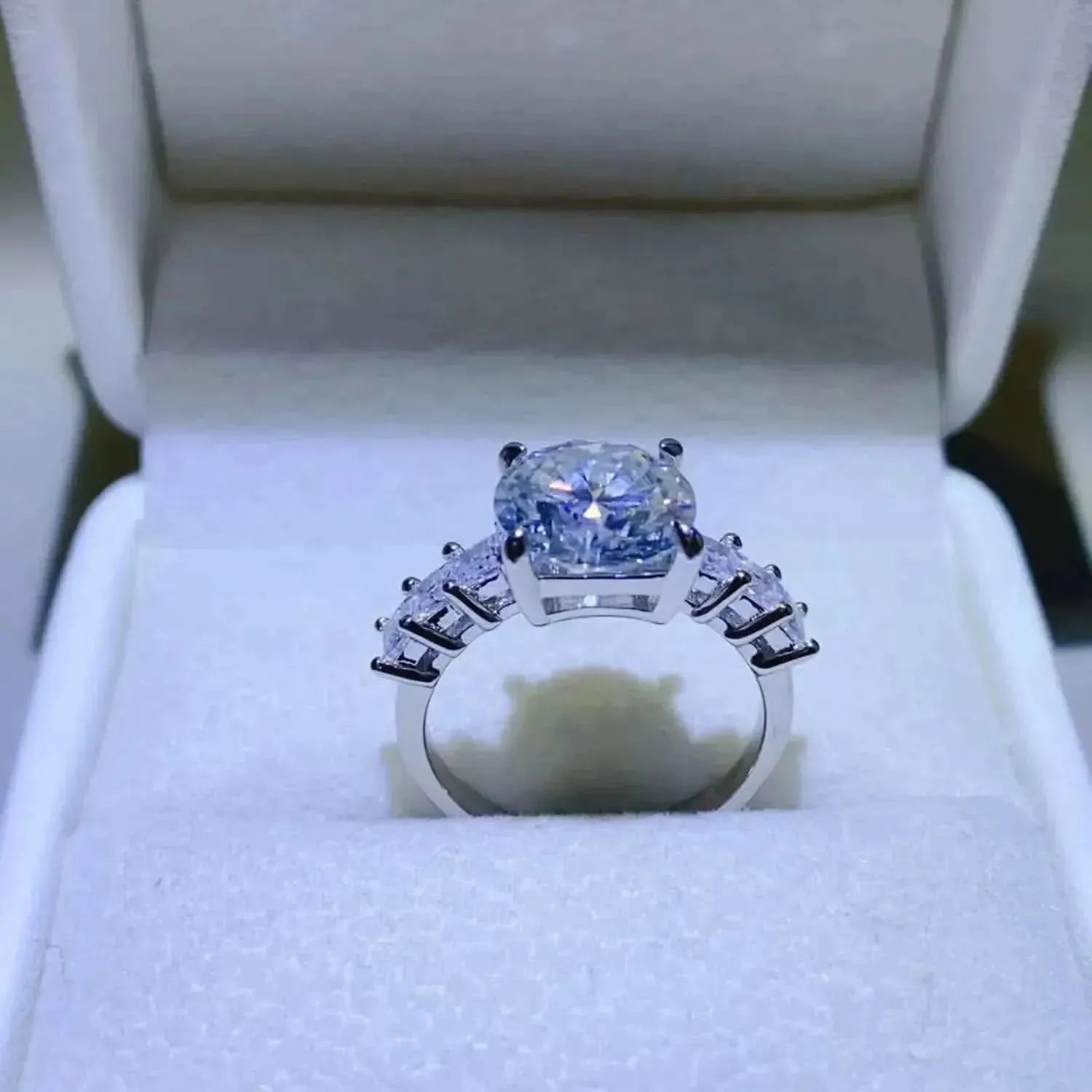 3 Carat Moissanite 925 Sterling Silver Ring - Bad Moms Club