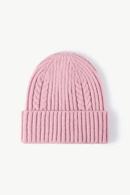 Cable-Knit Cuff Beanie - Bad Moms Club