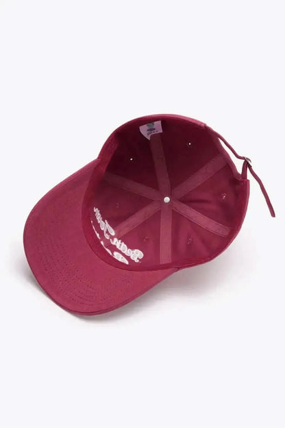 Embroidered Graphic Adjustable Baseball Cap - Bad Moms Club