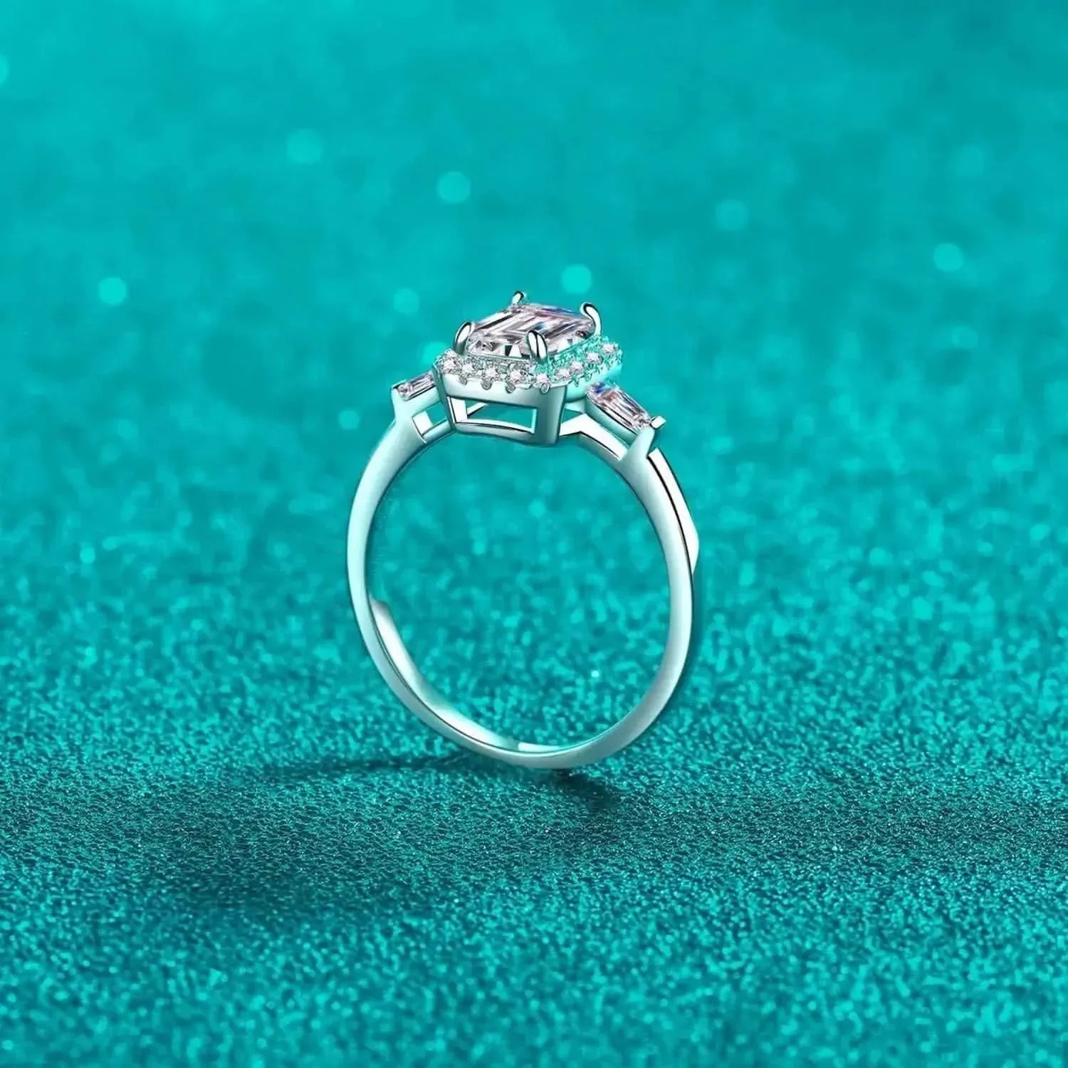 1 Carat Moissanite 925 Sterling Silver Ring - Bad Moms Club