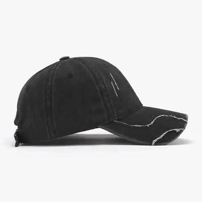 Raw Hem Adjustable Cap - Bad Moms Club