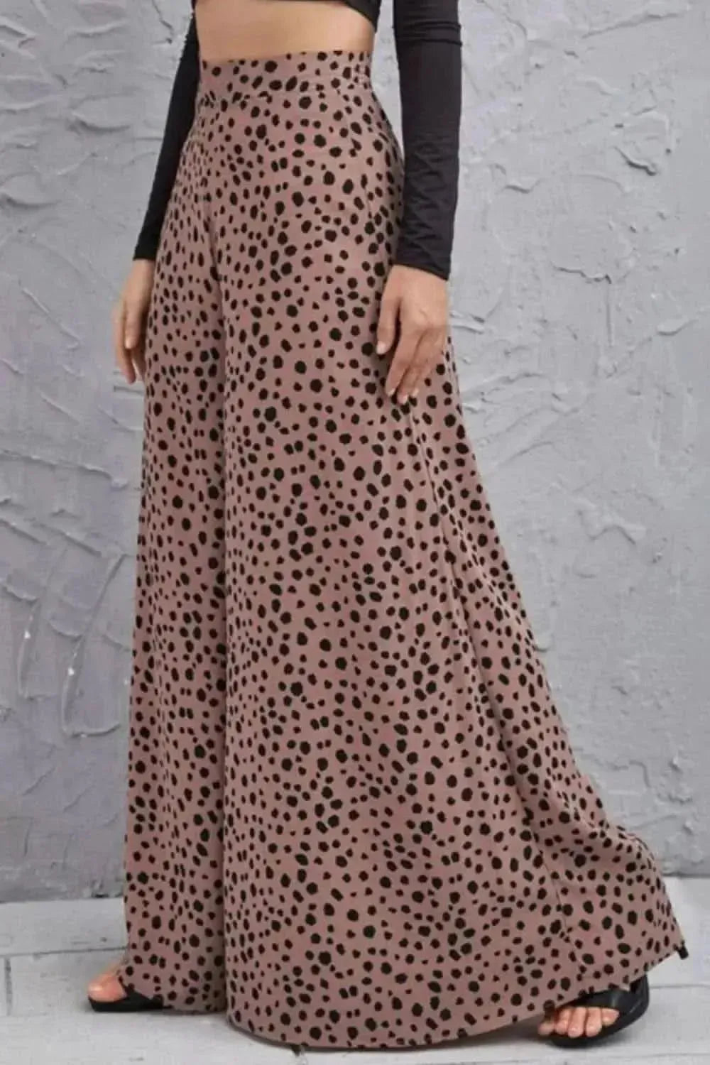 Animal Print High-Rise Culottes - Bad Moms Club