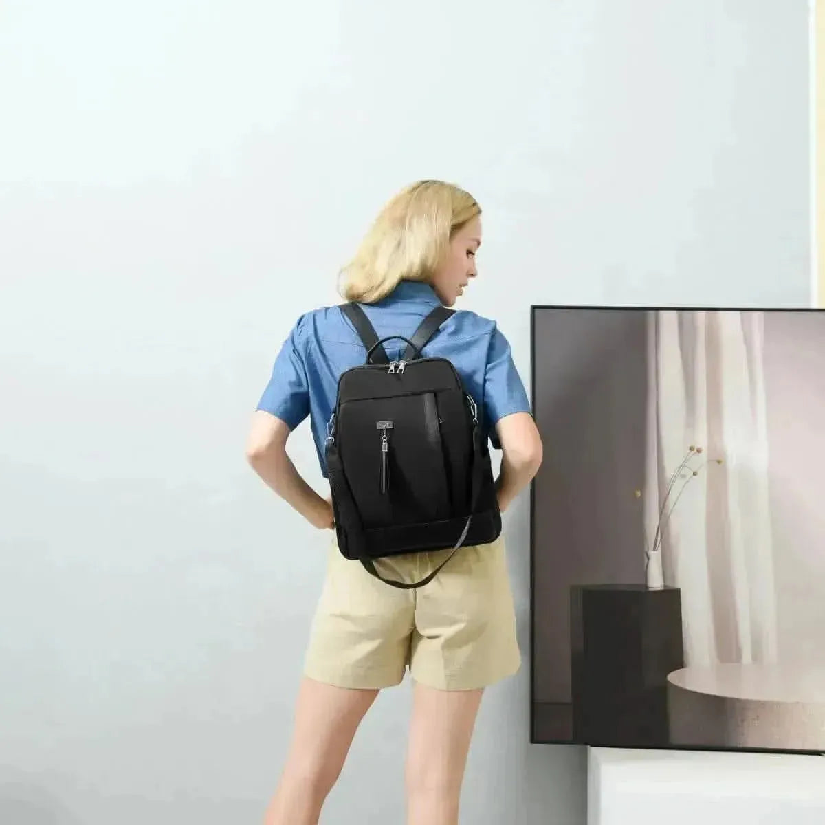 Tassel Oxford Cloth Backpack Bag - Bad Moms Club