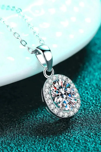 Be The One 1 Carat Moissanite Pendant Necklace - Bad Moms Club