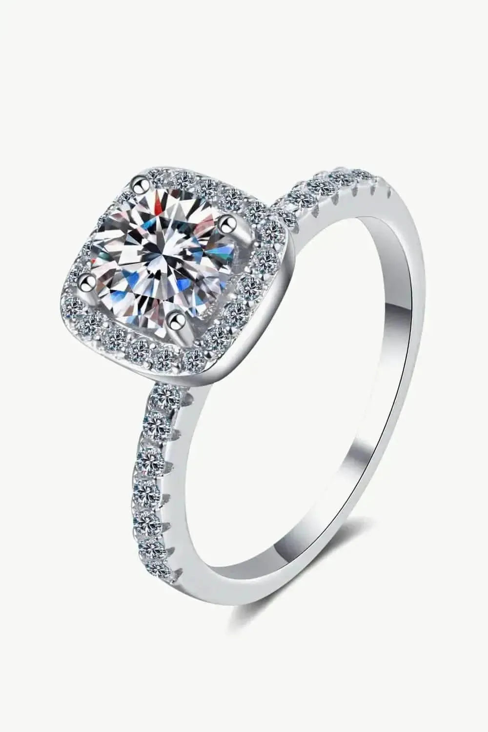 Square Moissanite Ring - Bad Moms Club