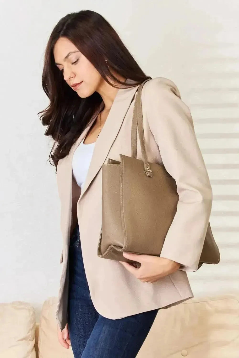 David Jones Medium Work Tote Bag - Bad Moms Club