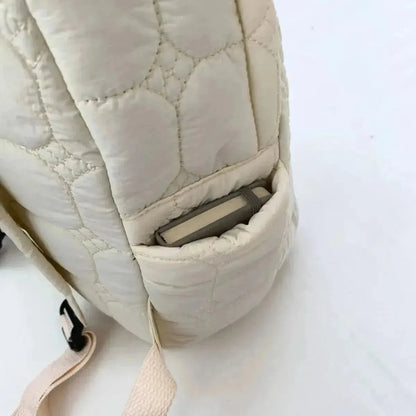 Quilted Polyester Backpack Bag - Bad Moms Club
