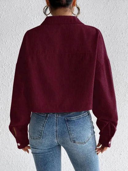 Honey Snap Down Long Sleeve Jacket - Bad Moms Club