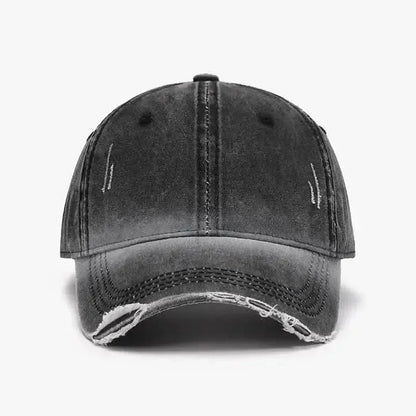 Distressed Washed Adjustable Baseball Cap - Bad Moms Club