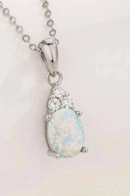 Find Your Center Opal Pendant Necklace - Bad Moms Club