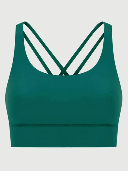 Crisscross Scoop Neck Active Tank - Bad Moms Club
