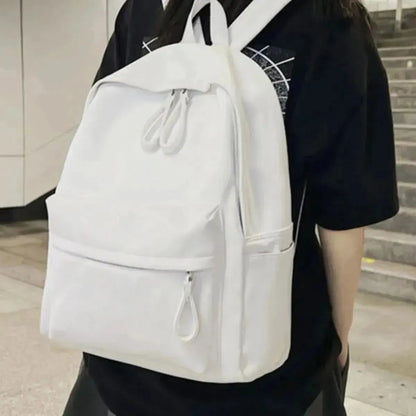 PU Leather Zip Backpack Bag - Bad Moms Club