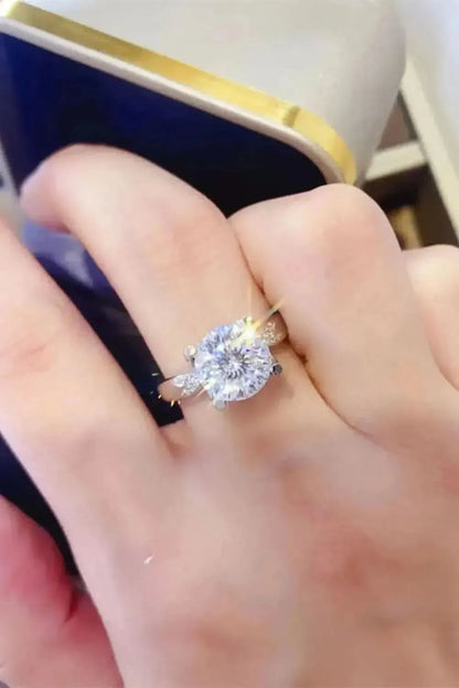 2 Carat Moissanite 925 Sterling Silver Ring - Bad Moms Club