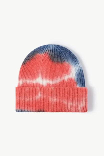 Tie-Dye Cuffed Knit Beanie - Bad Moms Club