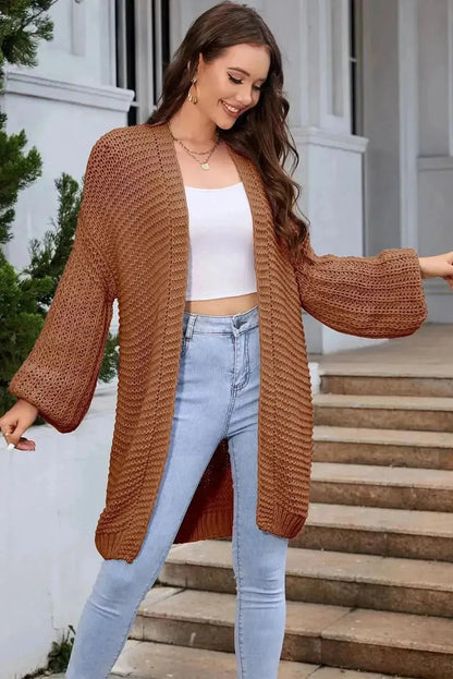 Open Front Longline Cardigan - Bad Moms Club
